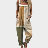 Heidi™ | Salopette à rayures et color-blocking