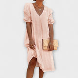 Fanny - Robe d'été élégante avec détails en crochet