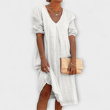 Fanny - Robe d'été élégante avec détails en crochet