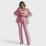 Selina - Ensemble 3 pièces élégant (Blazer, Haut, Pantalon)