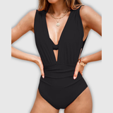 Karina | Maillot de bain sculptant V avec effet ventre plat
