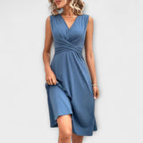 Lina - Robe d'été avec décolleté croisé