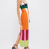 Paloma | Striped Empire-Waist Maxi Dress