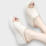 Elisa | Sandales orthopédiques à talon compensé