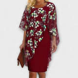 Lyanna - Robe en Chiffon Floral pour Femmes
