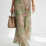 Roséline™ — Robe longue florale élégante aérienne