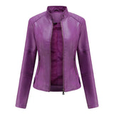 Liora | Sleek Minimalist Leather Jacket
