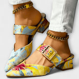 Fabienne | Escarpins imprimé multicolore