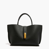 All-match Top Handle Textured Shoulder Bag