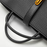 All-match Top Handle Textured Shoulder Bag