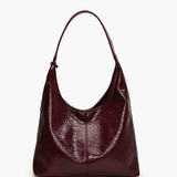 Leisure Button Clasp Hobo Bag