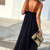 Sienna | Backless Cross-Neck Elegant Dress