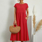 Gabrielle™ - Robe midi fluide élégance intemporelle