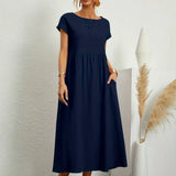 Gabrielle™ - Robe midi fluide élégance intemporelle