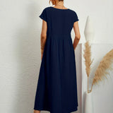 Gabrielle™ - Robe midi fluide élégance intemporelle
