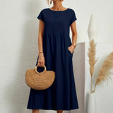 Gabrielle™ - Robe midi fluide élégance intemporelle