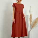 Cintia | Effortless Midi Dress with Pockets