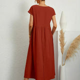 Cintia | Effortless Midi Dress with Pockets