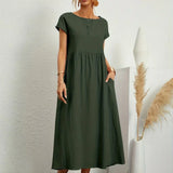 Gabrielle™ - Robe midi fluide élégance intemporelle