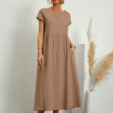 Gabrielle™ - Robe midi fluide élégance intemporelle