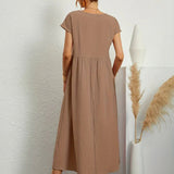 Cintia | Effortless Midi Dress with Pockets
