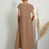 Gabrielle™ — Robe midi fluide élégance intemporelle