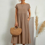 Gabrielle™ - Robe midi fluide élégance intemporelle