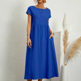 Gabrielle™ — Robe midi fluide élégance intemporelle
