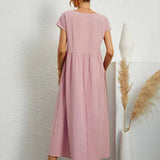 Cintia | Effortless Midi Dress with Pockets