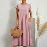 Gabrielle™ - Robe midi fluide élégance intemporelle