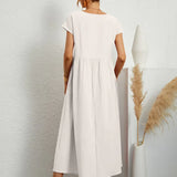 Gabrielle™ — Robe midi fluide élégance intemporelle