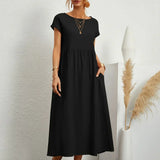 Gabrielle™ - Robe midi fluide élégance intemporelle