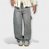 Fable - Jeans en Denim Brillant au Style Balloon Carpenter