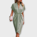 Serena - Robe Midi Portefeuille
