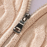 Anthony - Pull Torsadé Demi-Zip