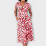 Fienna - Robe Midi avec Boutonnage