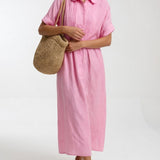 Lysandra™ — Robe chemise fluide estivale