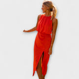 Liene - Robe midi élégante