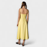 Espoir - Robe à volants avec détail fente