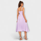 Espoir - Robe à volants avec détail fente