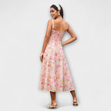 Espoir - Robe à volants avec détail fente