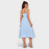 Espoir - Robe à volants avec détail fente