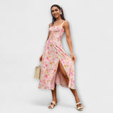 Espoir - Robe à volants avec détail fente