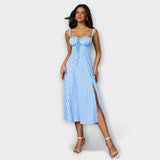Espoir - Robe à volants avec détail fente