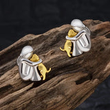 Earrings with Dog Icon