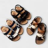 Martina - Sandales en Cuir Luxueuses