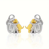 Earrings with Dog Icon