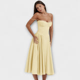 Rosalie - Robe corset sans manches raffinée