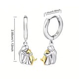 Earrings with Dog Icon