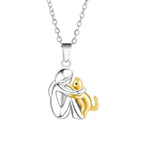 Necklace with Cat Pendant